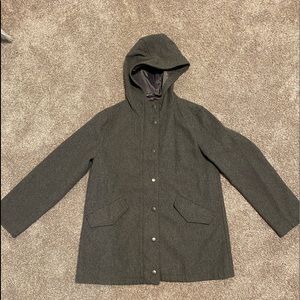 Gap Factory Gray Wool Coat Jacket Medium